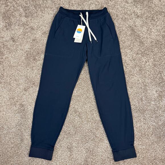 Vuori Men's NWT Size Small Navy Blue Ink Meta Jogger Cinched Leg Drawstring - Picture 1 of 10